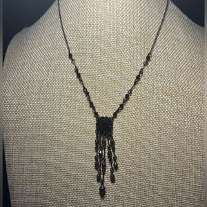 Elegant Garnet Necklace